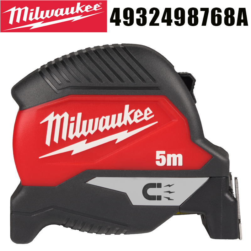 Tape Dispenser Weighted - Milwaukee 4932498768A Kompakt Manyetik Mezura 5m