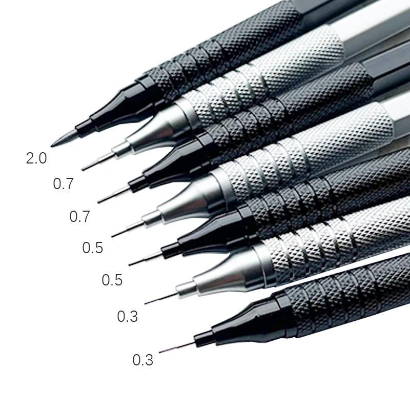 Mechanical Pencil 0.3 - 1 adet mekanik kurşun kalem 0.3/0.5/0.7/2.0mm