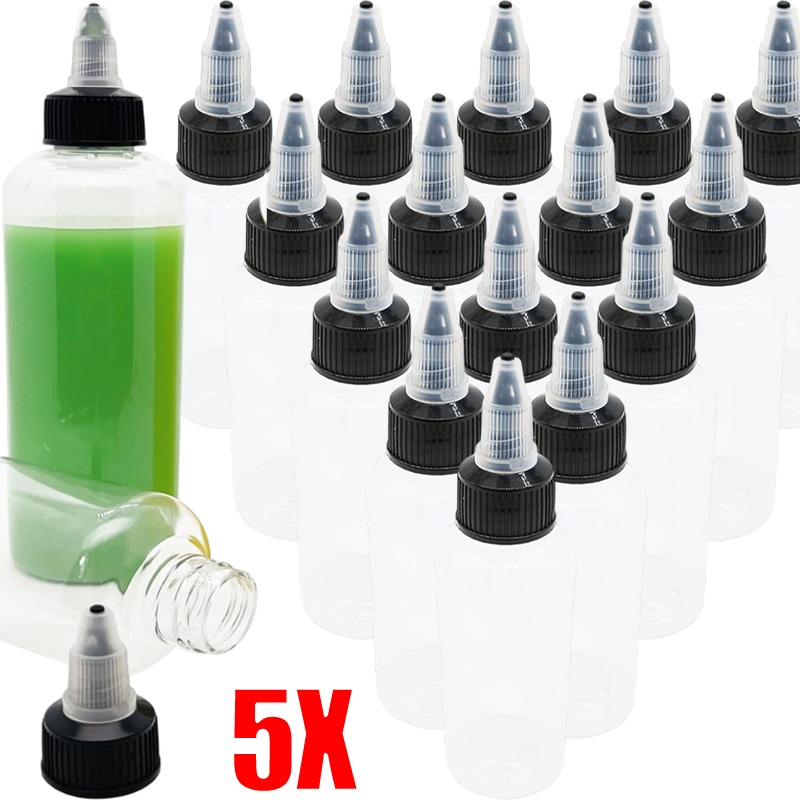 Fountain Pen Bottled Ink - 1/5 adet 30-250ml şeffaf plastik sıkılabilir
