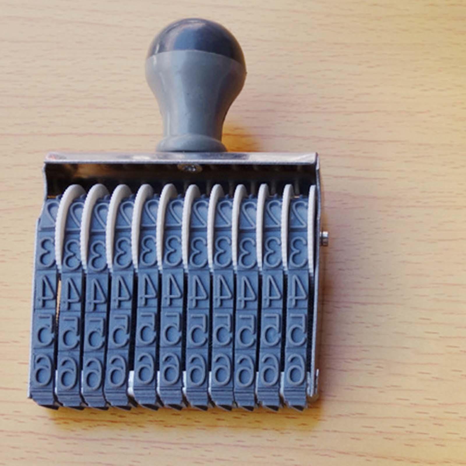 Rubber Date Stamp - Kauçuk Numara Damgası Rulo Damga 11