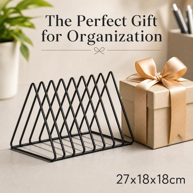 Magazine Holder Rack - 5/9 Izgara Depolama Rafı Üçgen Demir