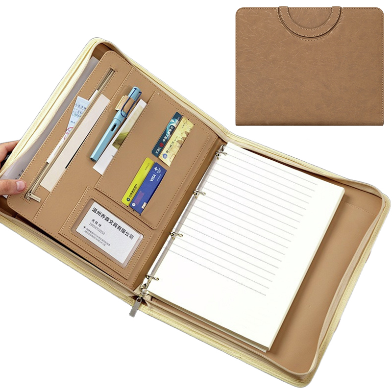 Binder A4 Lever - Çok Fonksiyonlu A4 PU Deri İş