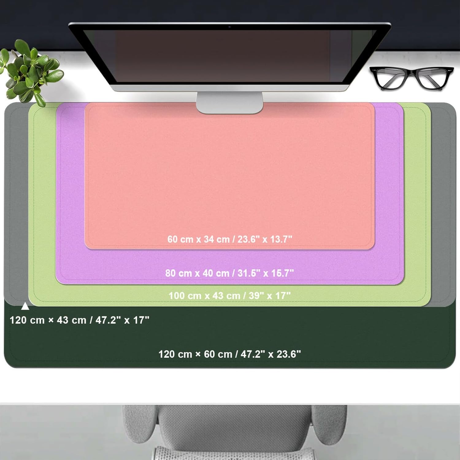 39.4x17 İnç Deri Masa Pedi Kor - Leather Desk Pad incelemesi ve fiyatı