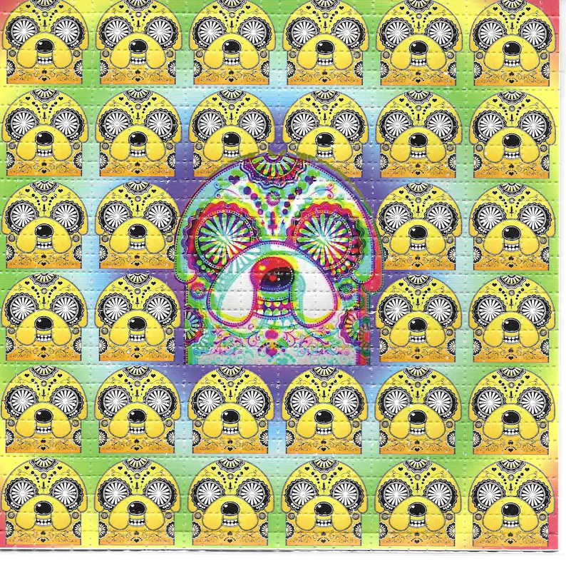 Çılgın Zaman Psychedelic LSD A - Ink Blotter Paper incelemesi ve fiyatı