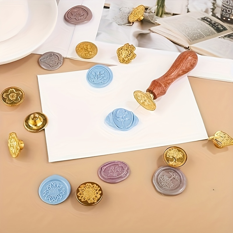 21 parçalı çeşitli stillerde b - Wax Seal Stamp Set incelemesi ve fiyatı