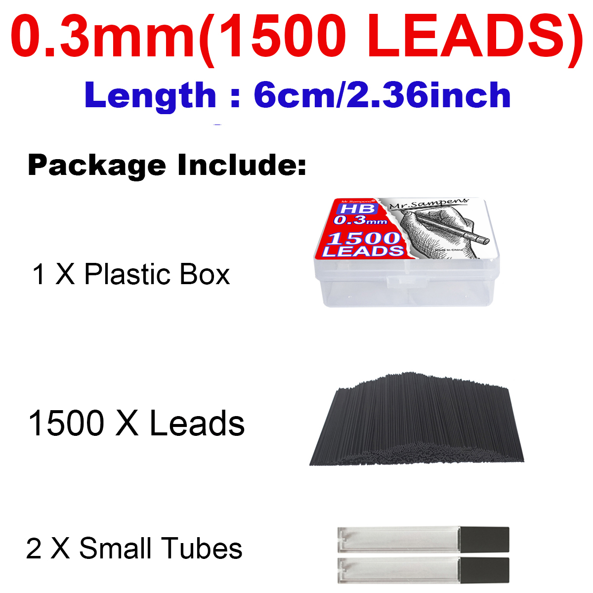 1500-Pack 0.3mm HB Otomatik Ka - Mechanical Pencil 0.3 incelemesi ve fiyatı
