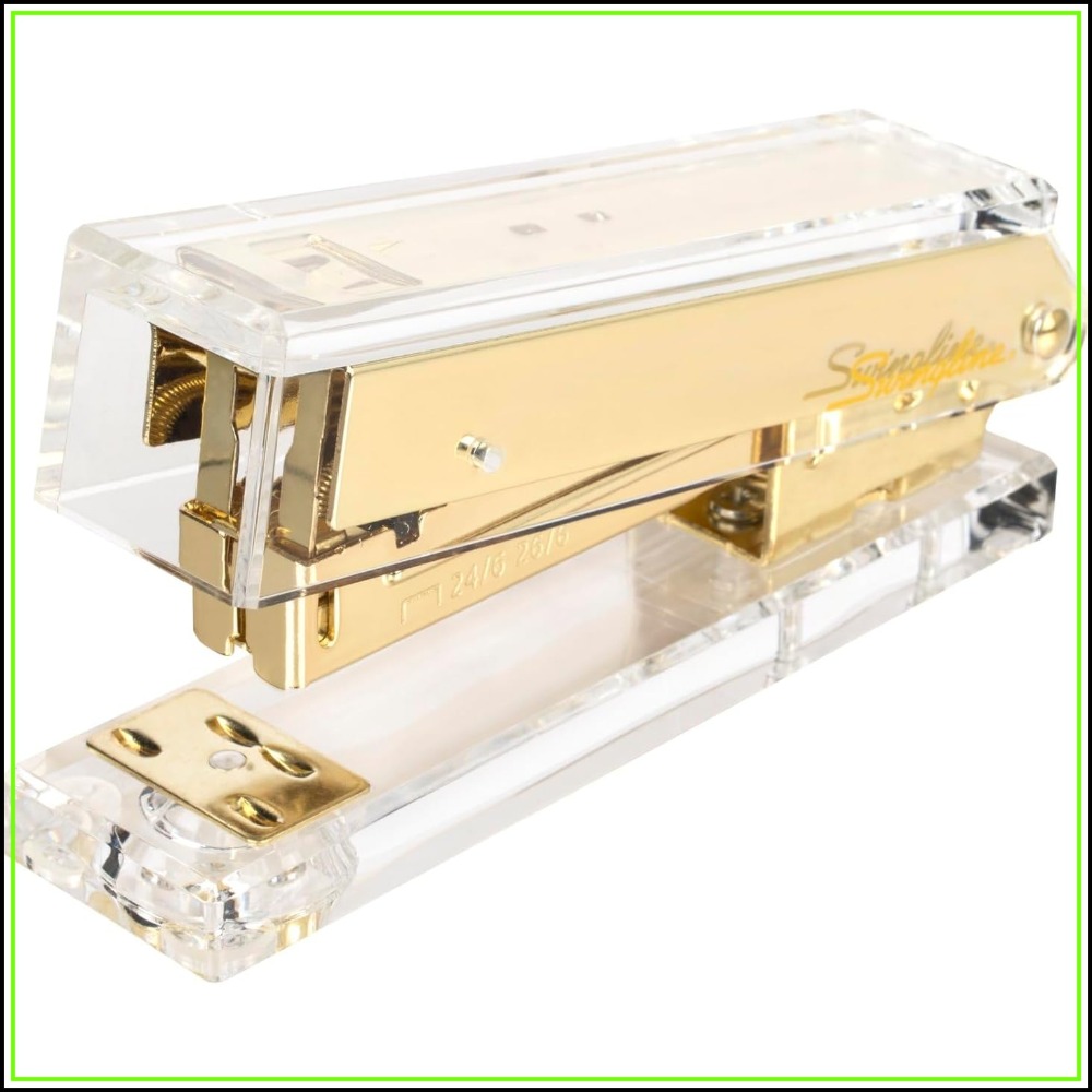 Kompakt Şeffaf Akrilik Altın Z - Stapler Half Strip incelemesi ve fiyatı